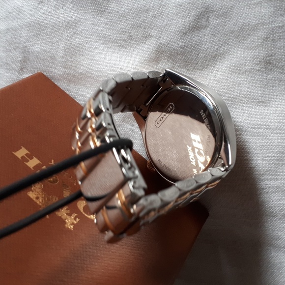 Coach Tristen Two-Tone Women's Watch - Picture 7 of 11